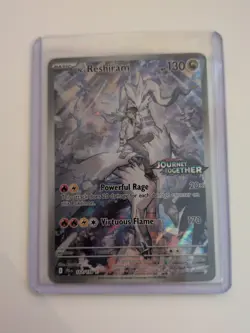 N’s Reshiram 167/159 Promo Journey Together Stamped Pokemon Card NM 167/159 - Image 1