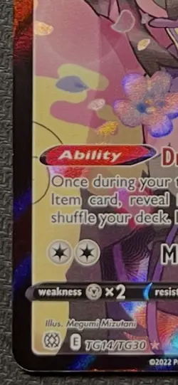 Sylveon V TG14/TG30 Swsh09 Brilliant Stars Trainer Gallery Full Art 2022 Pokemon - Image 3