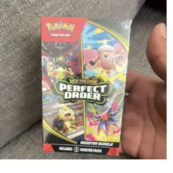 Pokemon Mega Evolution Perfect Order TCG Booster Bundle - 6 English Packs - Image 1