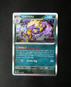 Pokemon Card TCG - Toxtricity MEP 017 - Phantasmal Flames - Stamped Promo - NM ⭐ - Image 1
