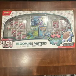 Pokemon TCG Scarlet & Violet 151 Blooming Waters Premium Collection Box - Image 1