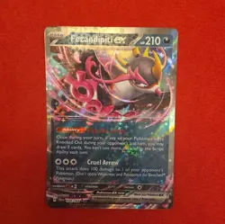 Pokemon Fezandipity EX 038/064 NM Double Rare Shrouded Fable - Image 1