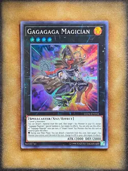 Yugioh Gagagaga Magician LED6-EN034 Super Rare NM - Image 1
