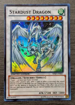 Stardust Dragon SHSP-ENSE1 Yu-Gi-Oh! Super Rare NM - Image 1
