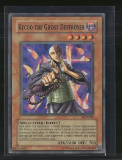 Yu-Gi-Oh! Kycoo the Ghost Destroyer Labyrinth of Nightmare SR LON-062 Unlimited - Image 1