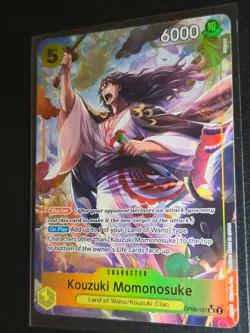 One Piece CCG Kouzuki Momonosuke OP06-107 Alt Art SR - English - NM+ - Image 1