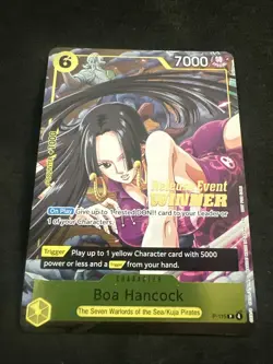 Boa Hancock (OP15 Release Event Winner) P-115 One Piece Promotion Card (DMG) - Image 2