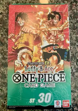 Bandai One Piece Card Game Starter Deck EX ST-30 Luffy & Ace English - Image 1