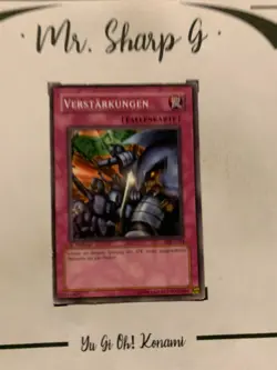 VERSTARKUNGEN - 1. AUFLAGE SDJ-G044 DEUTSCH Yu-Gi-OH! CARD COMMON KONAMI 2003 - Image 2