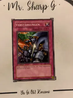 VERSTARKUNGEN - 1. AUFLAGE SDJ-G044 DEUTSCH Yu-Gi-OH! CARD COMMON KONAMI 2003 - Image 3