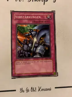 VERSTARKUNGEN - 1. AUFLAGE SDJ-G044 DEUTSCH Yu-Gi-OH! CARD COMMON KONAMI 2003 - Image 4