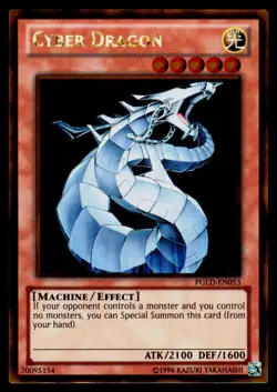Cyber Dragon - PGLD-EN053 NM Gold Rare Premium Gold Yu-Gi-Oh - Image 1