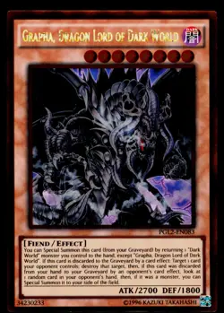 Grapha, Dragon Lord of Dark World - PGL2-EN083 LP Prem Gold: Return Bling YuGiOh - Image 1