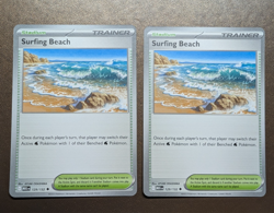 2x Pokemon TCG - Mega Evolution (MEG EN) Surfing Beach - #129/132 - Image 1