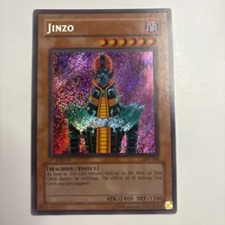 MP 1st Ed Jinzo PSV-000 Secret Rare Yugioh Card - Image 1