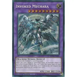 Yu-Gi-Oh Invoked Mechaba MP24-EN059 Prismatic Secret Rare 1st Edition - Image 1