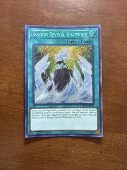 Yugioh Dragon Revival Rhapsody LCKC-EN109 Secret Rare LP - Image 1