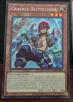 Yu-Gi-Oh! Chaos Origins - Secret Rare Crackle Blitzclique - CORI-EN012 - Image 1