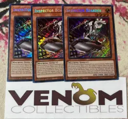 3x (M/NM) - Inspector Boarder - RA01-EN010 - Secret Rare - 1st Edition YuGiOh - Image 1