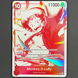 Monkey D. Luffy 3rd Anniversary Treasure Campaign ST10-006 SR One Piece Card NM - Image 1