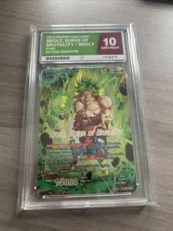 Dragon Ball Super Broly, Surge of Brutality Promo P-181 Graded Card Ace 10 - Image 1
