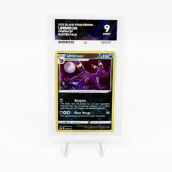 Pokemon Umbreon TCG SWSH129 Black Star Promo Holo Card Mint Condition Ace 9 - Image 1