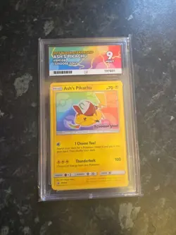 Pokemon TCG Ace 9 Ash's Pikachu SM108 I Choose You! Black Star Promo Card - Image 1