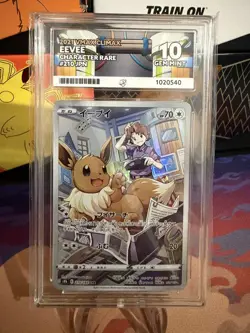 Pokemon 2021 VMAX CLIMAX EEVEE Character Rare #210 / 184 JPN ACE 10 GEM MINT - Image 1