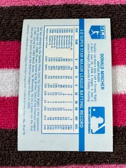 1970 3-D KELLOGGS #75 DONALD MINCHER PILOTS GOOD VINTAGE BASEBALL CARD! - Image 2