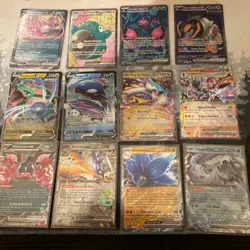 Lot of 12 Pokemon TCG Ex and V cards - Image 1