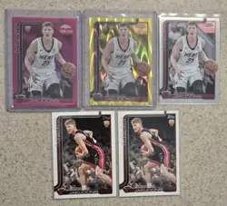 2025-26 Kasparas Jakucionis RC Lot! Topps Chrome, #'d, SP. Milwaukee Bucks - Image 1
