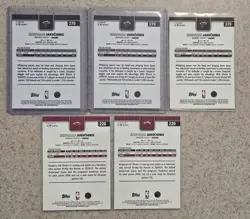 2025-26 Kasparas Jakucionis RC Lot! Topps Chrome, #'d, SP. Milwaukee Bucks - Image 2