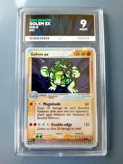 Golem ex 91/97 Dragon Holo Ace 9 - Image 1