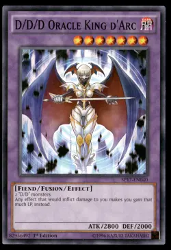 D/D/D Oracle King d'Arc (Starfoil) SP17-EN040 Yu-Gi-Oh 1st Edition NM - Image 1