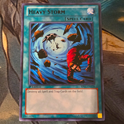 Konami Yu-Gi-Oh! Heavy Storm Starfoil Rare 1st Ed BP01-EN038 EN Spell - Image 1
