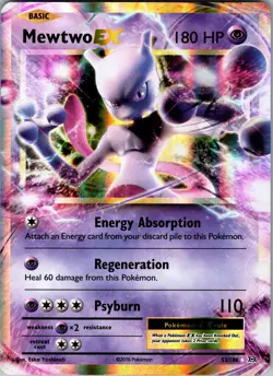 Mewtwo EX Ultra Rare XY - Evolutions 52/108 NM - Pokemon TCG - Image 1