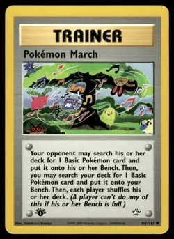 Pokemon Cards Pokemon March 102/111 1st Edition Neo Genesis Common NM *6 - Image 1