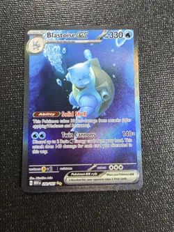 Blastoise EX 200/165 Special Illustration Rare 151 Pokemon Near Mint - Image 1
