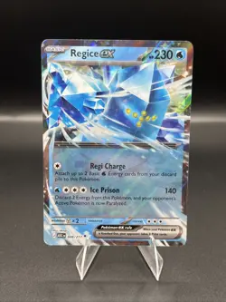 Pokemon Regice ex 48/217 Double Rare NM+ Ascended Heroes - Image 1