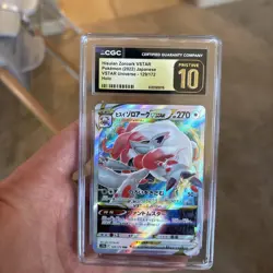 GRADED PSA 10 2022 Pokemon JPN.SWSH Hisuian Zoroark VStar VStar Universe #129 - Image 1