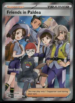 Pokemon Friends in Paldea - Ultra Rare 137/131 PRE SV: Prismatic Evolutions NM - Image 1