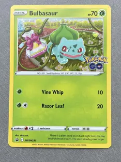 Bulbasaur SWSH231 Holo Promo Sword & Shield Promo Pokemon NM - Image 1