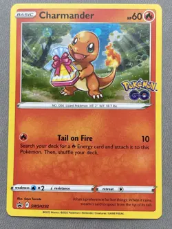 Charmander SWSH232 Holo Promo Sword & Shield Promo Pokemon Holo NM - Image 1