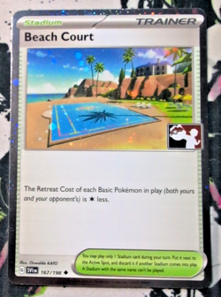Beach Court 167/198 Holo Pokemon Play! Prize Pack Series 3/4 - Image 1