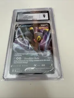 2021 Pokemon Umbreon V Evolving Skies 094/203 Non Holo Exclusive CGC 9 Low Pop - Image 1
