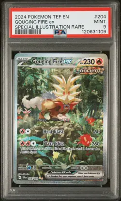 Gouging Fire Ex Pokemon Tef Temporal Forces 204 Pokemon - Image 1