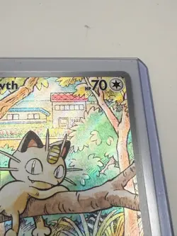 Meowth 106/094 Illustration Rare Phantasmal Flames Pokemon Holo Near Mint - Image 4