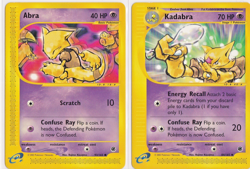 Abra 093/165 Expedition - Kadabra Expedition 084/165 - LP - Lot 2 Pokemon cards - Image 1