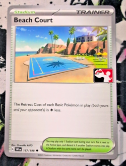 Beach Court 167/198 Pokemon Play! Prize Pack Series 3/4 - Image 1