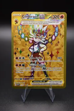 Pokemon TCG Cinderace ex 163 Sv: Scarlet & Violet Promo Cards Holo NM Ungraded - Image 1